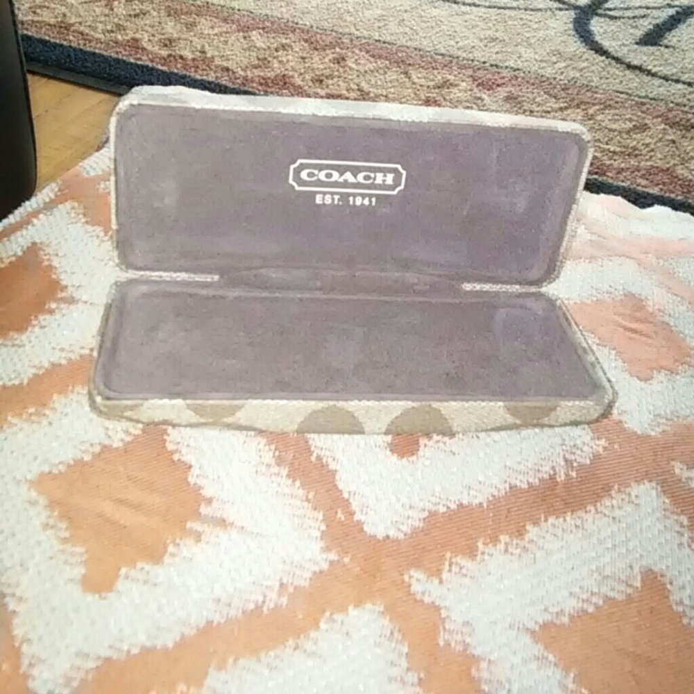 Coach glasses case